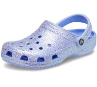 Crocs Unisex-Adult Classic Sparkly Clog | Metallic and Glitter Shoes, Moon Jelly, 3 UK Men / 4 UK Women