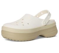 Crocs Unisex-Adult Classic Stacked Clog, Chalk, 7 UK Men/8 UK Women