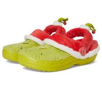 Crocs Unisex-Adult Classic The Grinch Lined Clogs, Fuzzy Holiday Slippers, The Grinch, 9 UK Men/10 UK Women