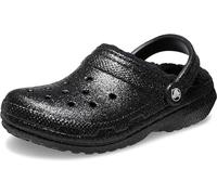 Crocs Classic Glitter Lined Clog Black Size 3 UK Men/ 4 UK Women