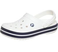 Crocs Unisex Adult, Crocband, White/White/Navy, 11 UK Men