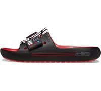 Crocs Unisex-Adult Darth Vader Classic Slides 2.0, Sandals for Women and Men, Varsity Red, 10 Men/12 Women