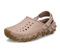 Crocs Unisex-Adult Echo RO Clog, Adjustable Clogs with Rubber Outsole, LiteRide Footbed, Pink Caramel, 12 UK Men / 14 UK Women
