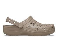 Crocs Classic Floral Cut Out Clogs Brown EU 42-43