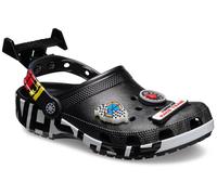 Crocs Unisex-Adult Nascar Classic Clog, Black, 6 UK Men / 7 UK Women