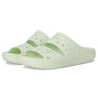 Crocs Unisex Adult Sandal, Classic Floral Cut Out Sandal, Jade Tint, 7 UK Men, 8 UK Women