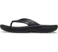 Crocs Unisex Adult Sandal, Via Flip, Black, 9 UK Men/ 10 UK Women