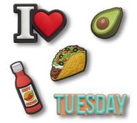 Crocs Shoe Charm 5-Pack | Personalize with Jibbitz, Taco Tuesday, One Size