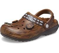 Crocs Unisex-Adult Star Wars Chewbacca Classic Lined Clogs, Fuzzy Slippers, Espresso, 4 UK Men / 5 UK Women