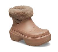 Crocs Unisex-Adult Stomp Lined Boots Snow, Cork, 8 Women/6 Men