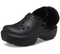 Crocs, Unisex Adult, Stomp Lined Clog, Black, 12 UK Men
