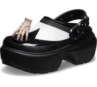 Crocs Women's Wednesday Addams Stomp Clog, Black, 6 UK Men / 7 UK Women
