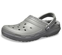 Crocs Unisex Adult's Classic Lined Clog, Grey (Slate Grey/Smoke 0ex), M12 (48/49 EU)