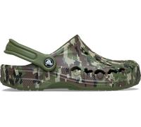 Crocs | Unisex | Baya Seasonal Printed | Clogs | Army Green / Multi | W9/M8