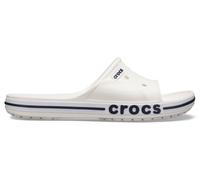 Crocs Unisex Bayaband Slide Slide Sandal, White Navy, 10 UK Men/ 11 UK Women