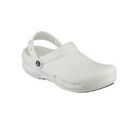 Crocs Unisex Bistro Work Clog - White material_Synthetic - Size UK 4