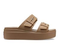 Crocs Unisex Brooklyn Buckle Lowwdg Clog, Khaki, 4 UK Men 5 UK Women