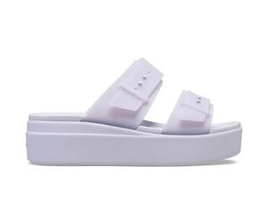 Crocs Unisex Brooklyn Bucklefrostedlowwedge Sandal