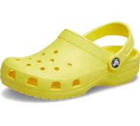 Crocs Unisex-Child Classic Clogs, Kids and Toddler Slip On Shoes, Cyber Yellow, 6 UK Child