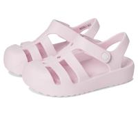 Crocs Unisex-Child Classic Fisherman Sandal, Kids and Toddler Sandals, Pink Milk, 4 UK Child