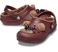 Crocs Unisex-Child Classic Lined I Am Clogs (Little Big Kid), Dark Clay, 11 US Little Kid