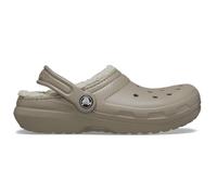 Crocs Unisex Child Clog, Classic Lined Clog K, Mushroom/Bone, 12 UK Child