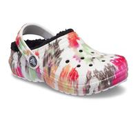 Crocs Classic Lined Tie Dye Graphic Clog K Black Multi