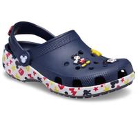 Crocs Unisex-Child Kids' Disney Clog | Mickey Minnie Mouse Shoes, Navy/Mickey Jibbitz, 13 UK Child