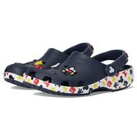 Crocs Unisex-Child Kids' Disney Clog | Mickey Minnie Mouse Shoes, Navy/Mickey Jibbitz, 2 UK
