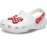 Crocs Kids' Disney Minnie Mouse Classic Clog White/Red Size 1 UK Child