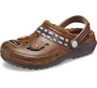 Crocs Unisex-Child Star Wars Chewbacca Classic Lined Clogs, Espresso, 6 US Big Kid