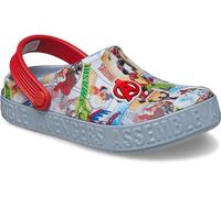 Crocs Unisex Children's Avengers Off Court Clog Wooden Shoes, blue grey, 5 Big Kid