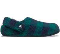 Crocs | Unisex | Classic Buffalo Check Cozzzy Slipper | Slippers | Hosta / Navy | M12