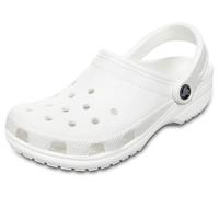 Crocs Unisex Classic Clogs Clogs, White,7 UK Men/ 8 UK Women