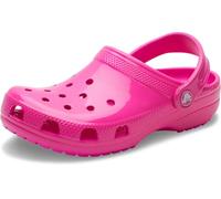 Crocs Unisex Classic Clogs, Neon HL (Pink Crush), 6 UK Men / 7 UK Women