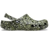 Crocs Clogs – Classic Confetti, Unisex, Army Green/Multi, W7/M6