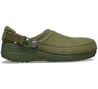 Crocs | Unisex | Classic Crafted Vegan Suede | Clogs | Army Green | W3/M2