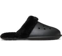 Crocs Classic Fuzz Scuff Thermoplastic Men's Black Slippers UK 10