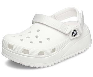 Crocs Unisex Classic Hiker Clog, White, 9 UK Men 10 UK Women