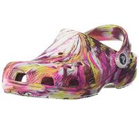 Crocs Unisex Classic Marbled Clog, Rose, 7 UK