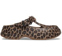 Crocs | Unisex | Classic Mary Jane Animal | Clogs | Sepia / Leopard | W9/M8