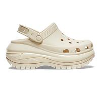 Crocs Classic Mega Crush Clog Bone Women's Beige Sandals UK 4