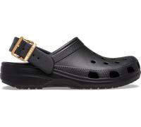 Crocs | Unisex | Classic Metallic Buckle | Clogs | Black | W7/M6