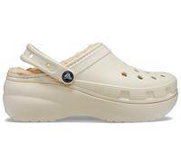 Crocs Unisex Classic Platform Lined Clog - Bone