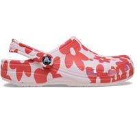 Crocs, Unisex Adult, Classic Pop Petals Clog, Bubble Ice/Multi, 7 UK Men/ 8 UK Women