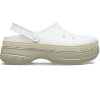 Crocs | Unisex | Classic Stacked | Clogs | Chalk | W2/M1