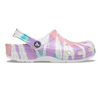 Crocs Unisex Classic Tie Dye Clogs, Fresco Multi, 2 UK Men/ 4 UK Women