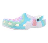 Crocs Unisex Classic Tie-dye Clogs, Fresco Multi, M12 UK