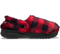 Crocs | Unisex | Classic Unfurgettable Buffalo Check | Clogs | Black / Red | W4/M3
