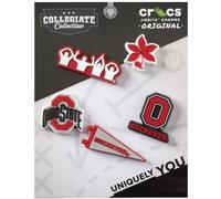 Crocs Unisex Collegiate Teams Sports Collection Multi Packs Ohio State University 5 Pack